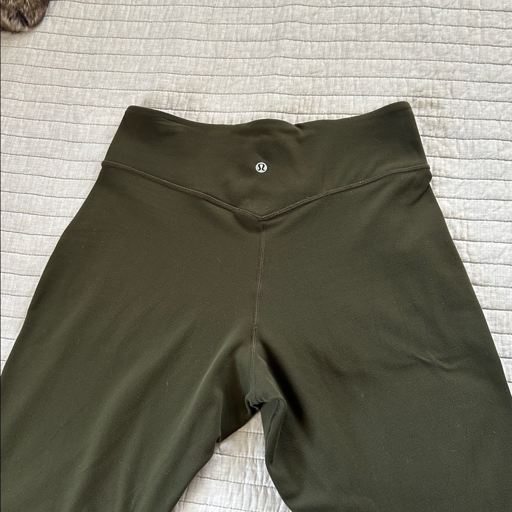 Lululemon Aline army green high rise legging joggers full length 8​ - Picture 11 of 16